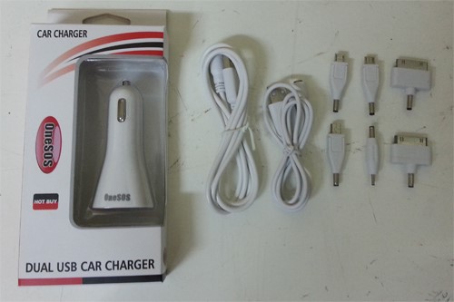 Charger Saver Mobil Onesos - 6 Connector + 2 Cable
