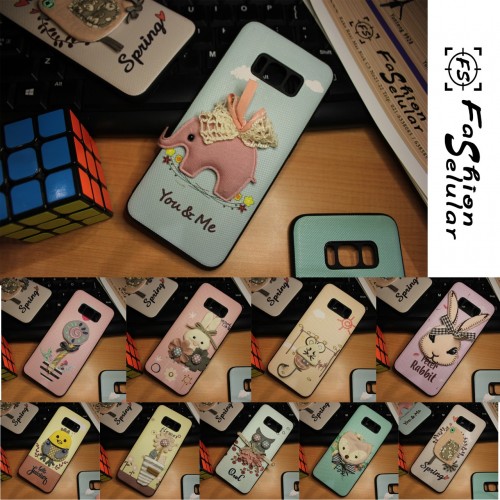 Vivo Y91 / Y95 - Silikon FS Motif Design Korean Cute Styles Boneka / Softshell / Back Soft Case