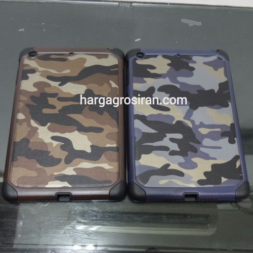 Slim Army Ipad Mini / Ipad Mini 2 / 3 - Back Case / Cover Armor / Loleng TNI / Abri / Brimob / Tenta