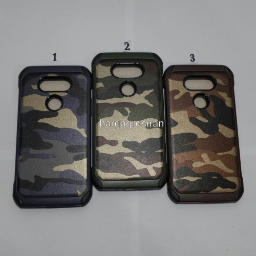Slim Army LG G5 / Back Case / Cover Armor / Loleng TNI / Abri / Brimob / Tentara