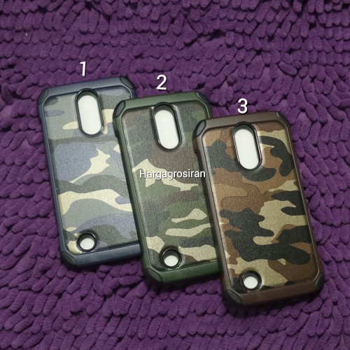 Slim Army LG K10 2017 / Back Case / Cover Armor / Loleng TNI / Abri / Brimob / Tentara