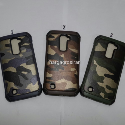 Slim Army LG K10 / Back Case / Cover Armor / Loleng TNI / Abri / Brimob / Tentara