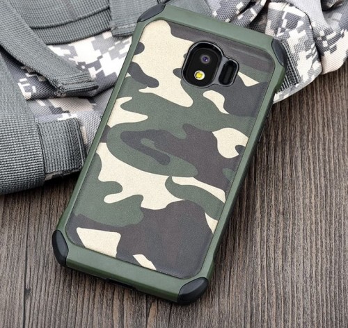 Slim Army Samsung Galaxy J4 2018 - Back Case / Cover Armor / Loleng TNI / Abri / Brimob