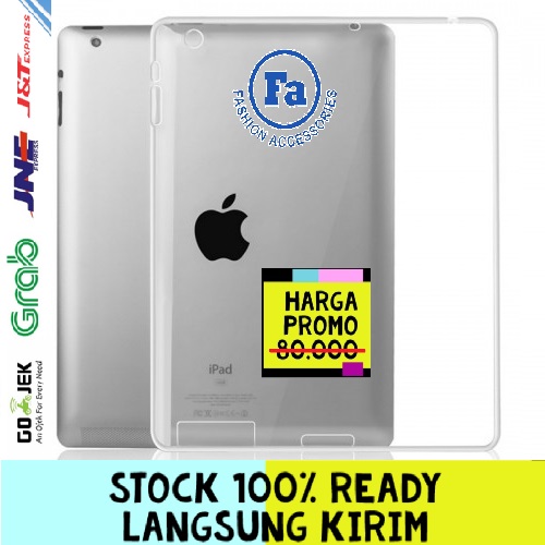 SBT-001 SoftShell / Silikon Ultra thin Ipad 2/3/4  - Back cover / Luxury Warna Bening Tablet Case STRDY