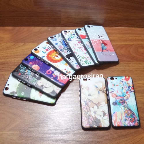 Fuze Art Ver.2 Vivo Y53 - Case Seni Lukisan Ukiran 3D Timbul - Bahan Fuze Pinggir karet