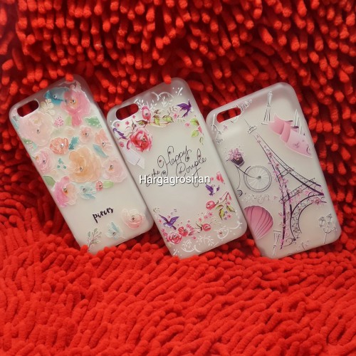 Soft Motif Oppo A39 / Oppo A57 - Bahan Doff tambah Butiran Diamond