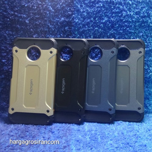 Spigen Tech Motorola E4+ / E4 Plus / Tough Armor Metal Series / Rugged Ta Tech