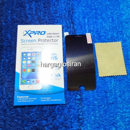 Anti Gores SPY X-PRO Iphone 7 / Iphone 8 / Anti Gores Bahan Plastik