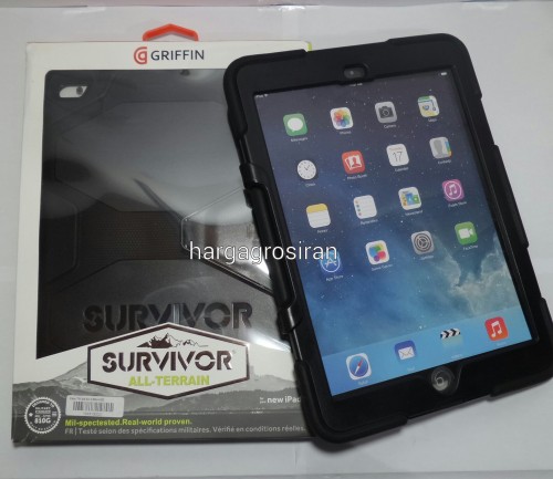 Survivor Case - Ipad 6 / Ipad Air 2 Merek Griffin / Back / Cover / Anti Banting / Kokoh - STGRS