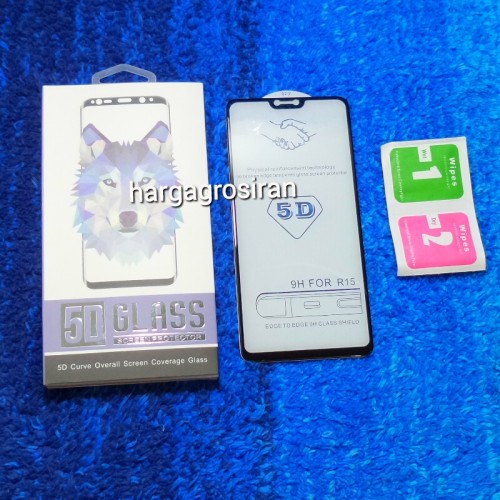 Tempered Glass 5D Oppo F7 / Full Body / Anti Gores Kaca