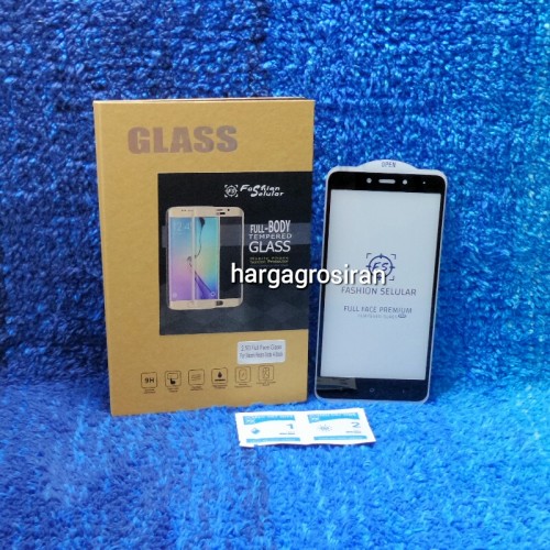 Tempered Glass FS Xiaomi Note 4 / Full Body / Anti Gores Kaca Premium / Full Bahan Kaca dan Full Lem