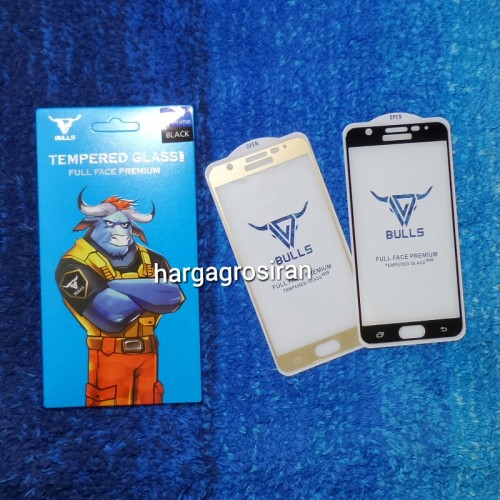 Tempered Glass Samsung J7 Prime / Full Body / Anti Gores Kaca Premium / Full Bahan Kaca dan Full Lem