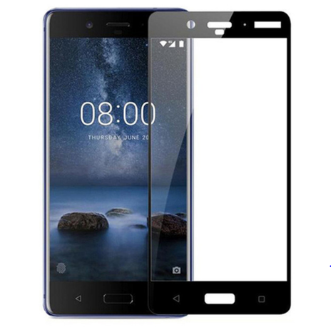 Tempered Glass Full Nokia 8 / Full Screen - Anti Gores Kaca