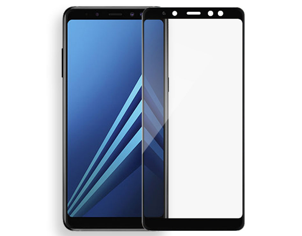 Tempered Glass Samsung Galaxy A8 Plus 2018 / Full Body / Full Lem Anti Gores Kaca