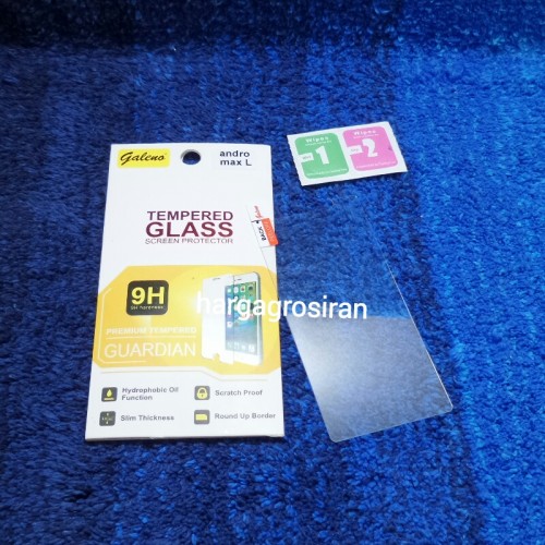 Tempered Glass Std Andromax L - Anti Gores Kaca / Tidak Ada Garansi Pecah