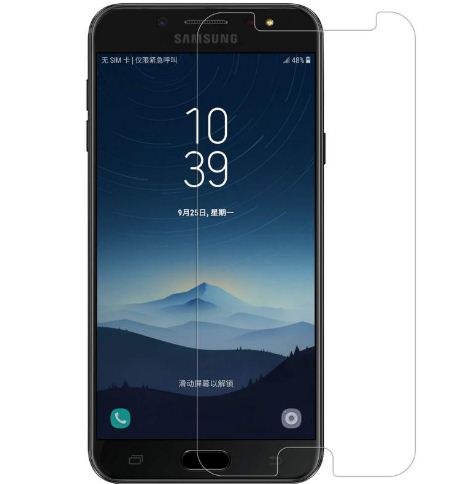 Tempered Glass Std Samsung J7 Plus / Anti Gores Kaca - Tidak Ada Garansi Pecah