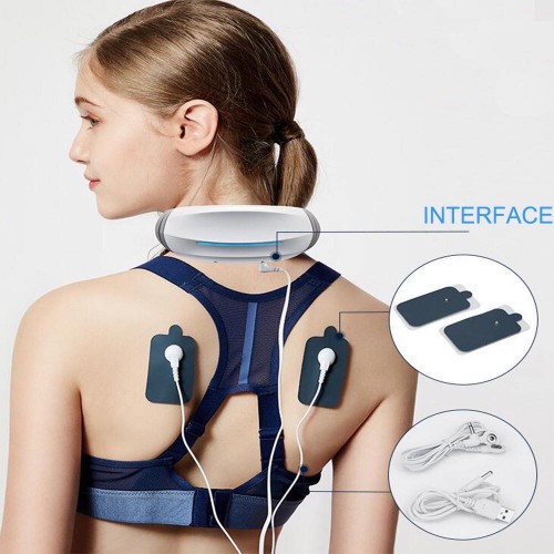 TLE-002 Terapi Leher Elektrik Efek Magnetic Alat Pijat Leher Phyotherapeutic / Neck Massager Electric