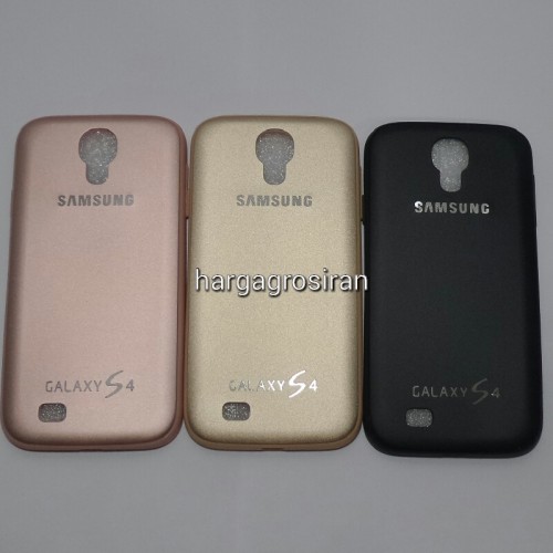 TPU FS Metal Samsung Galaxy S4 - i9500 - Back Cover / Case Bahan Silikon / Softshell