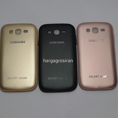 TPU FS Metal Samsung Grand Duos - Back Cover / Case Bahan Silikon / Softshell