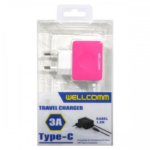 TRAVEL CHARGER WELLCOMM TYPE C 3A