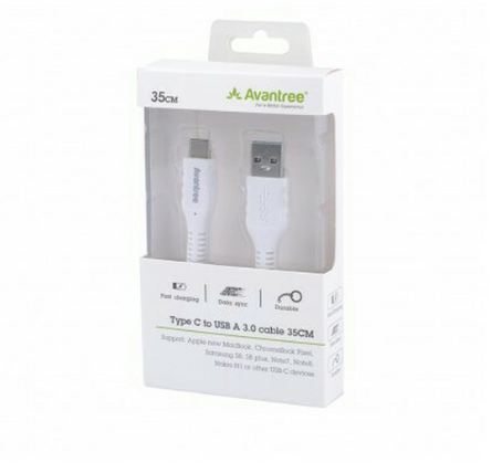 Kabel Avantree TC30 - 35 - Type C To USB A 3.0 35CM