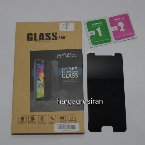 Tempered Glass FS SPY Samsung Galaxy J1 2016 / Anti Gores Kaca Private TIDAK ADA GARANSI PECAH