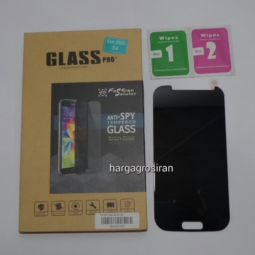 Tempered Glass FS SPY Samsung Galaxy S4 - i9500 / Anti Gores Kaca Private TIDAK ADA GARANSI PECAH