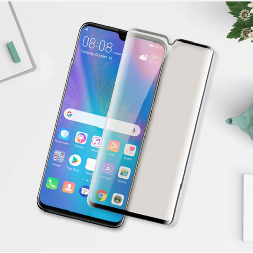 Tempered Glass Huawei P30 Pro Full Layar Lem Pinggir / Curved / Anti Gores Kaca