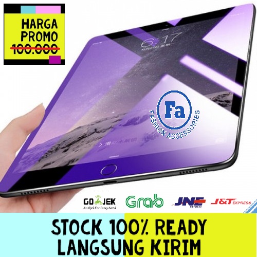 ABT-01 Ipad Pro 10.5 Inch 2017 Ipad Air 3 2019 Anti Blue Tempered Glass Screen Protector Anti Radiasi Kaca Layar Lengkung Cutting 2.5D PREMIUM Quality