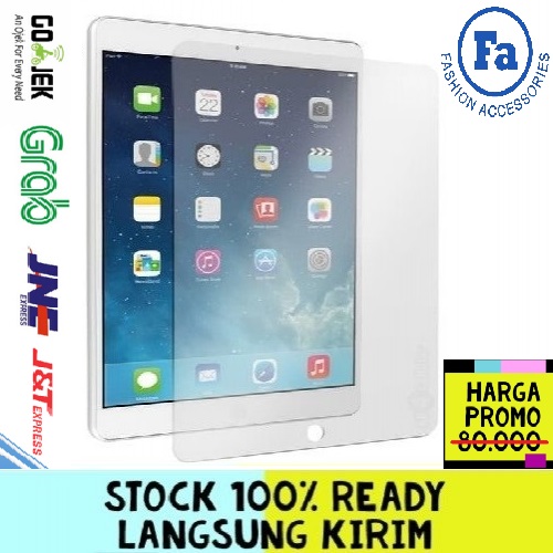 ABT-02 Ipad Air Ipad 5 6 9.7 2017 2018 Tempered Glass Screen Protector Anti Gores Kaca Premium Pinggir Lengkung Layar Jernih