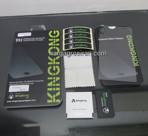 KingKong Asus Zenfone 2 5.5 Inch ZE551ML - Tempered Glass Anti Gores Kaca / Glass Sceen Protector
