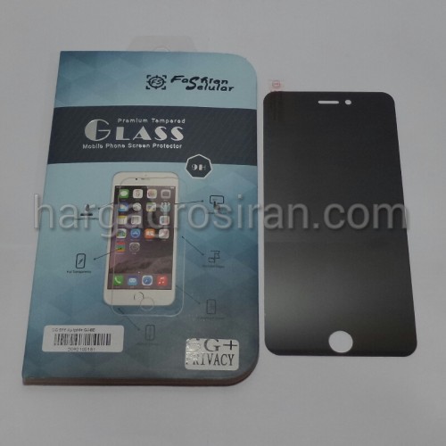 Tempered Glass FS SPY Iphone 6 Plus - 5.5 / Anti Gores Kaca Private TIDAK ADA GARANSI PECAH