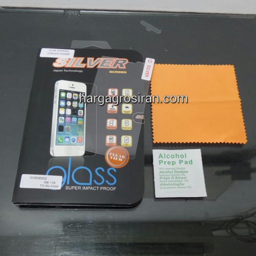 Tempered Glass Silver Anti UV Lenovo A1000