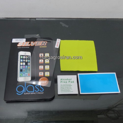 Tempered Glass Silver Anti UV Oppo Neo 7