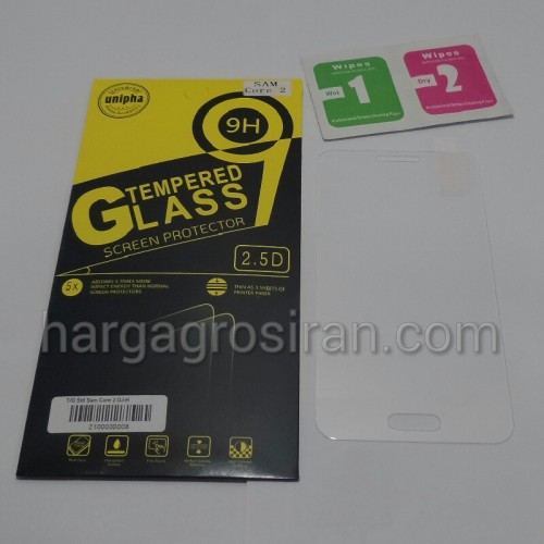 Tempered Glass Std Samsung Galaxy Core 2 / Anti Gores Kaca - Tidak Ada Garansi Pecah