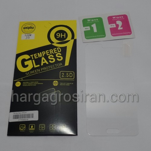 Tempered Glass Std Samsung Galaxy J5 2015 / Anti Gores Kaca - Tidak Ada Garansi Pecah