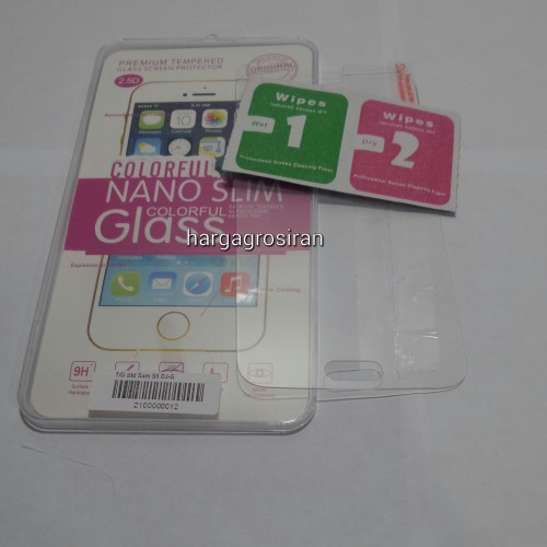 Tempered Glass Std Samsung Galaxy S5 / Anti Gores Kaca - Tidak Ada Garansi Pecah