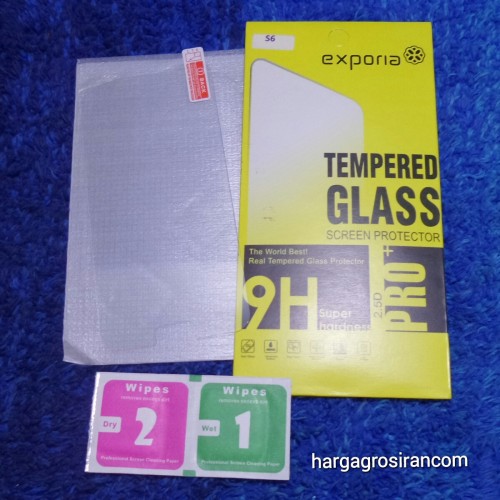 Tempered Glass Std Samsung S6 Flat / Anti Gores Kaca