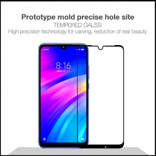 Tempered Glass Xiaomi Redmi 7 / Full Body / Full Lem Anti Gores Kaca