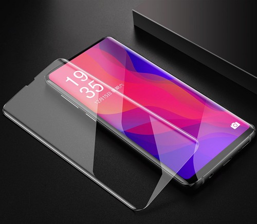 Tempered Glass UV Glue For Oppo Find X Anti Gores Curved 3D