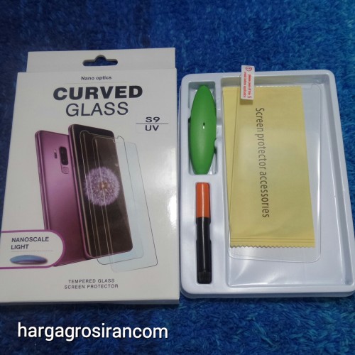Tempered Glass UV Glue For Samsung Galaxy S9 Anti Gores Curved 3D