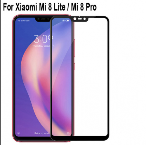 Tempered Glass Xiaomi Mi 8 Lite / Full Body / Full Lem Anti Gores Kaca