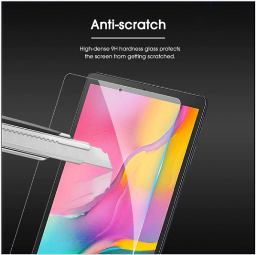 ABT-02 Samsung Tab A8 LTE 10.5 Inch 2022 X205 Tempered Glass Screen Protector Anti Gores Kaca Premium Pinggir Lengkung Layar Jernih