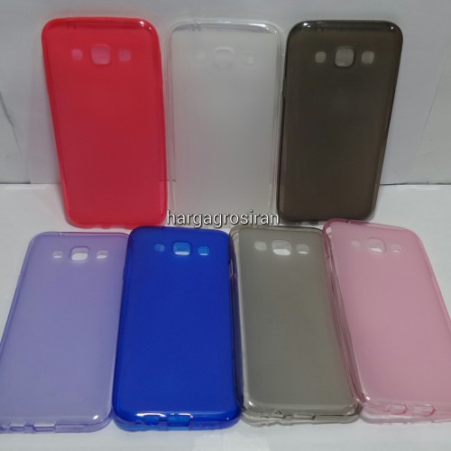 Samsung Galaxy E5 -  Bahan Silikon / SoftShell - Obral Case SSDIS - K1003