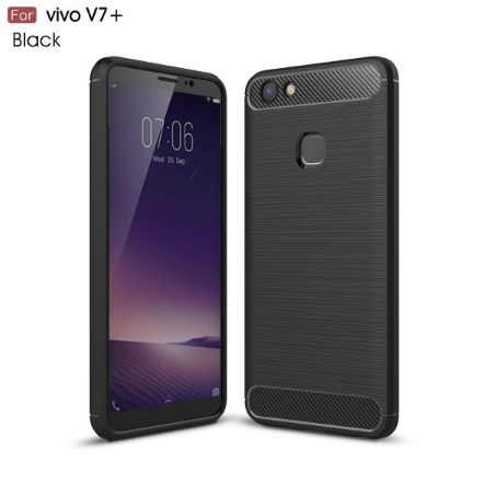 Vivo V7 Plus - Rugged FS / Delkin - Carbon Fibre Case Slim Rugged Armor ShockProof / Rubber