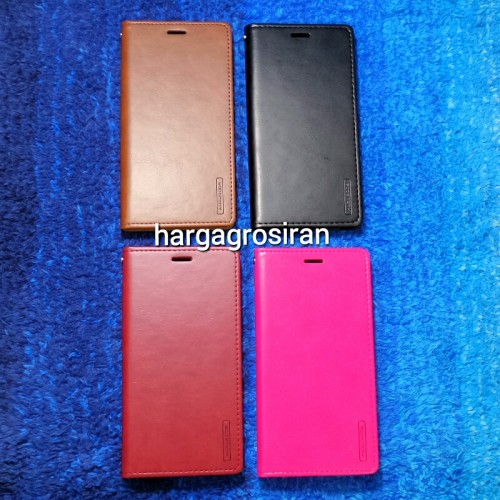 Sarung Mercury Kulit Vivo V7 Plus - Blue Moon Flip / Leather Case / Dompet - STRPT