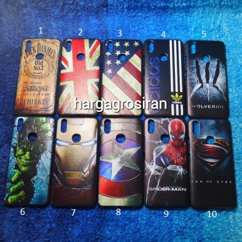 Hardcase Motif Man Case Vivo V9 / Back Case / Motif Superhero / Avenger