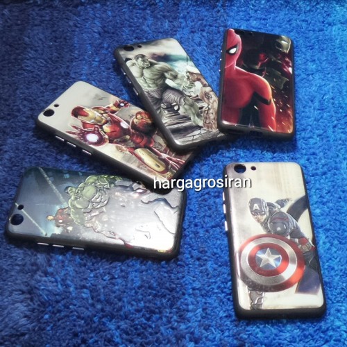 Fuze Art Motif Man Ver.3 Vivo Y53 - Case 3D Timbul - Pinggir karet - Silikon - Cover