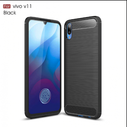 Vivo V11 / V11 Pro - Rugged FS / Delkin - Carbon Fibre Case Slim Rugged Armor ShockProof / Rubber