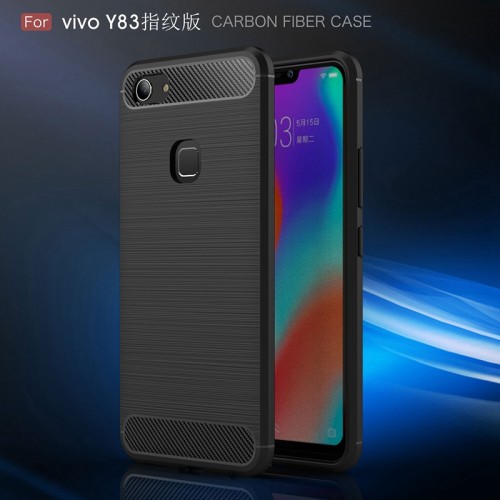 Vivo Y83 - Rugged FS / Delkin - Carbon Fibre Case Slim Rugged Armor ShockProof / Rubber